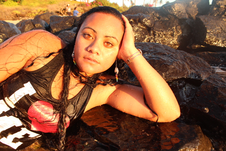 Female model photo shoot of Aulelia Photography in Kepuhi Beach