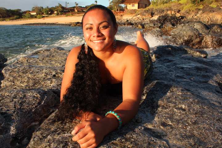 Female model photo shoot of Aulelia Photography in Kepuhi Beach
