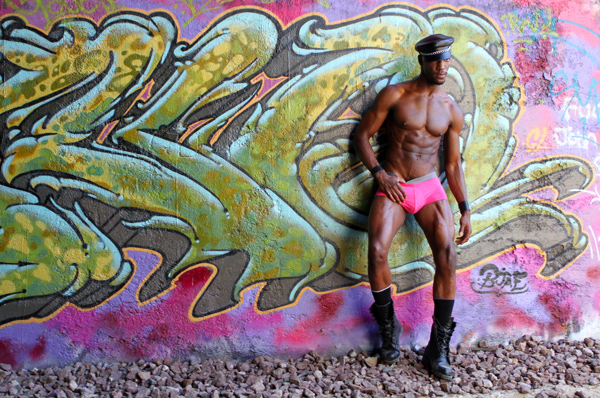 Male model photo shoot of Mark Gebhardt and Gaddy Basil by AWS in Martinez Train Tunnel