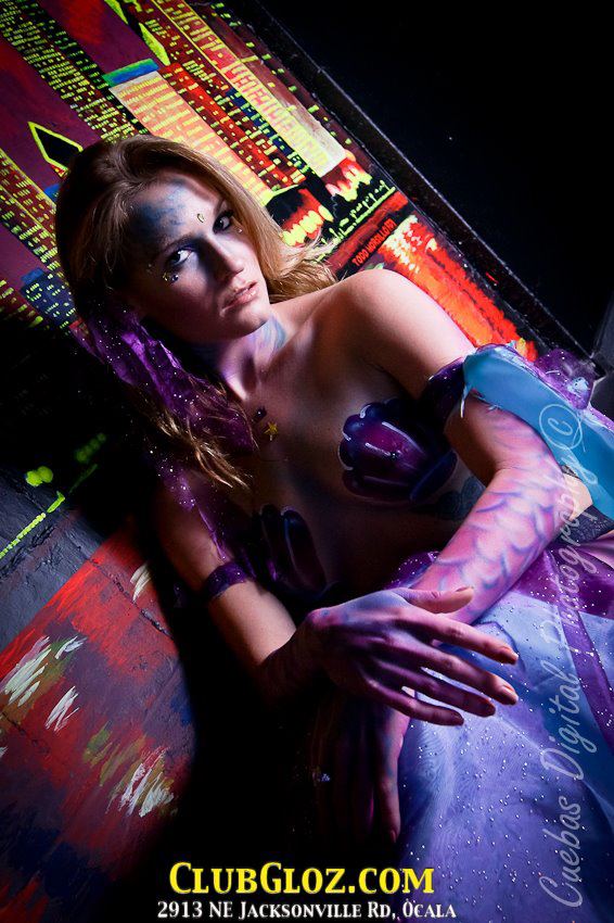 Female model photo shoot of Ashlee Devoe in club Gloz in ocala Fl.