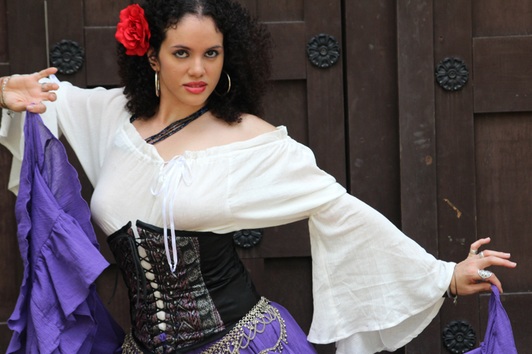 Male and Female model photo shoot of George Lindmark and LadyWildCurls in Bristol Ren Faire
