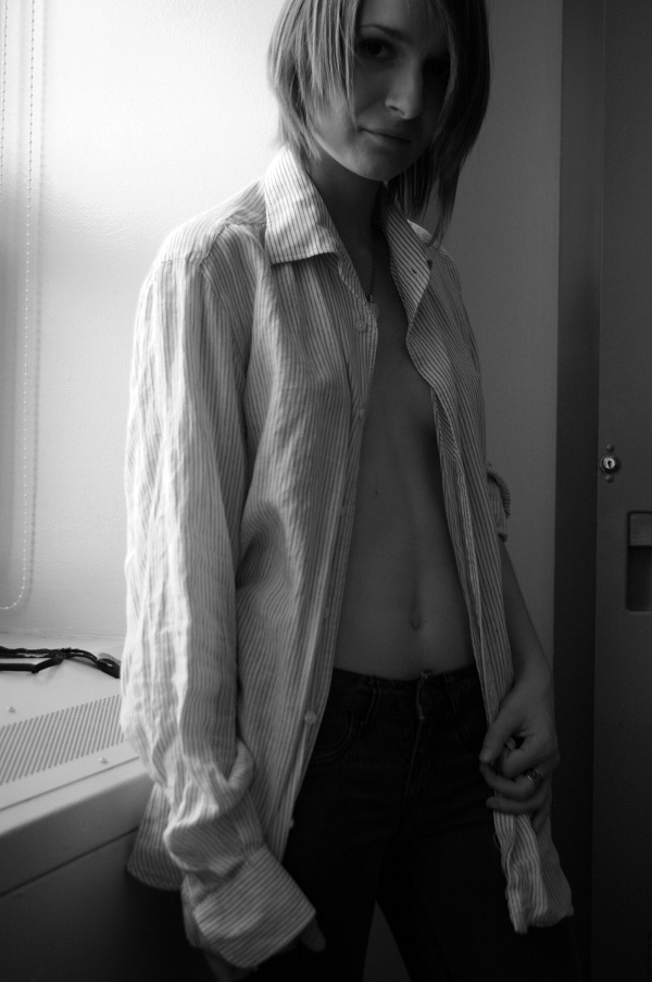 Female model photo shoot of Cora Kurowski by Brooklyn BlackAndWhite