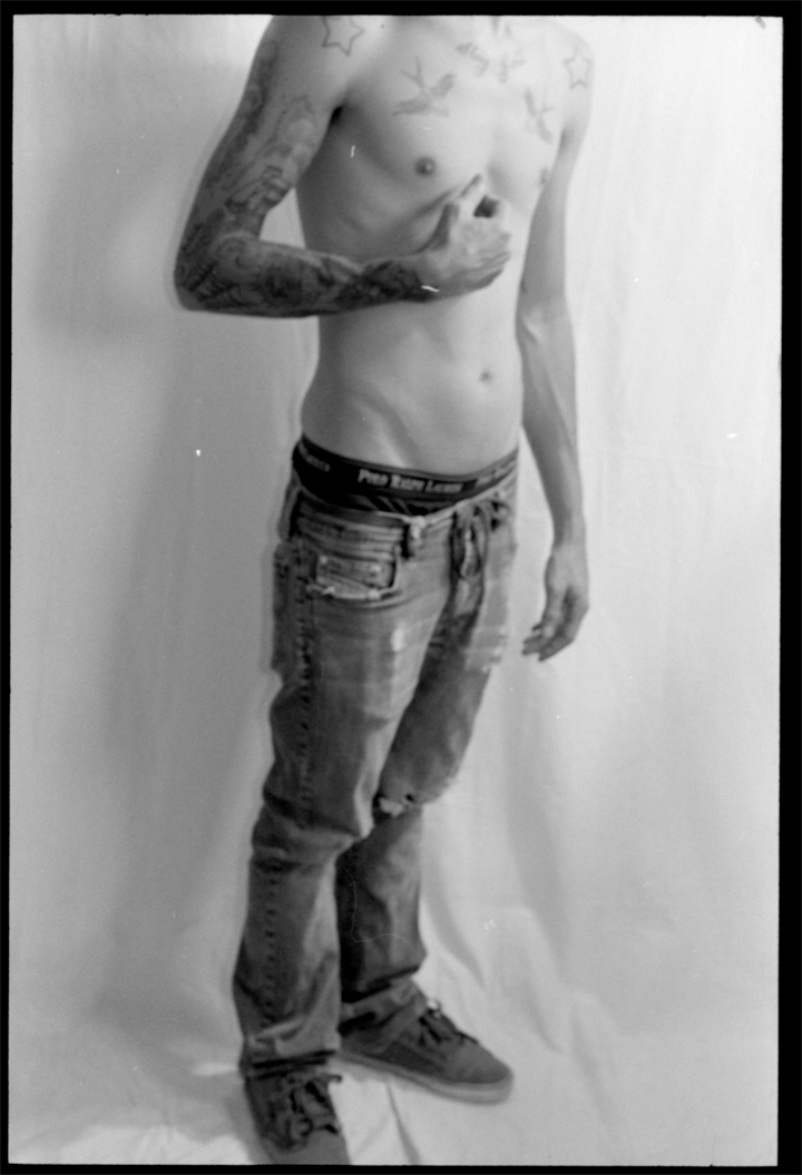 Male model photo shoot of Cody Fleetwood in Garage Studio