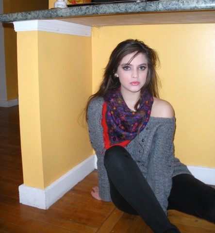 Female model photo shoot of Rachel Lyne  in under my counter?