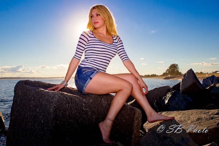 Male and Female model photo shoot of SB Pixs--Erik and Jenn Castiglione in Salisbury Beach