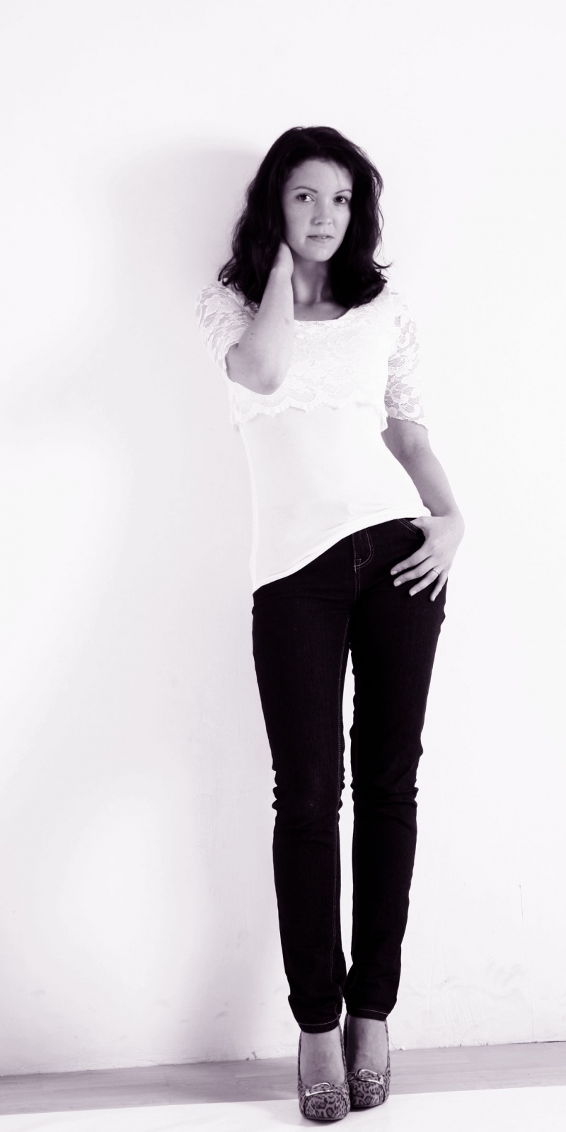 Female model photo shoot of Kristin Bennellick in Neptune Studio London