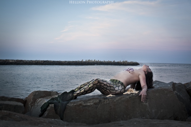 Female model photo shoot of Brittney On Fire and Faylin Lynx by Hellion Photography