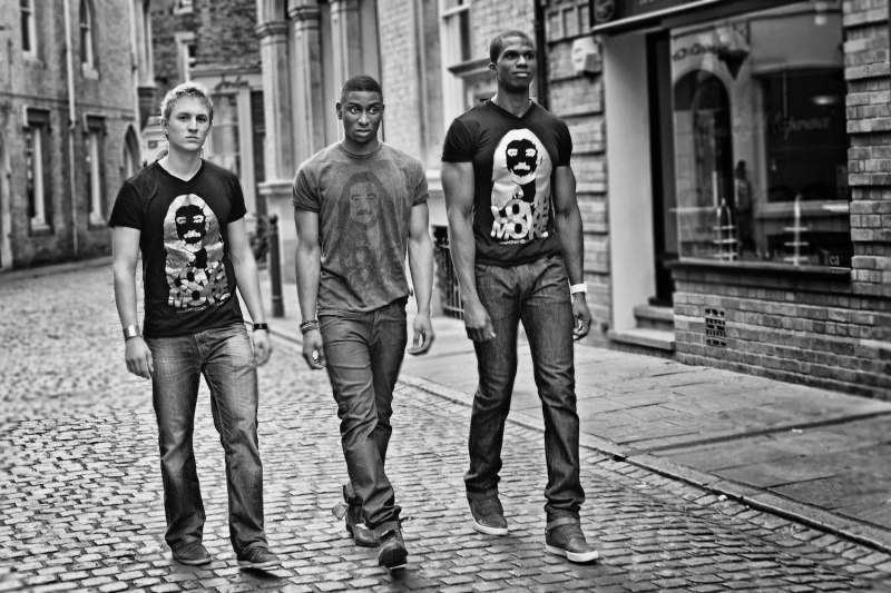 Male model photo shoot of NilsG, Wofai and Emeka Lawrence in Cambridge UK