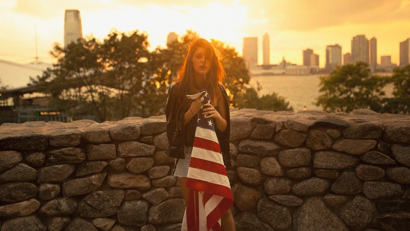 Female model photo shoot of Sara Kee in Downtown Manhattan