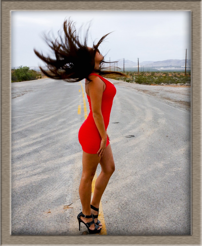 Female model photo shoot of Danielle J Wolf by gone for good in Las Vegas Nevada