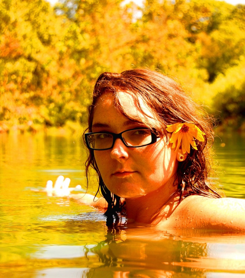 Female model photo shoot of Water Lilly by Distorted Views
