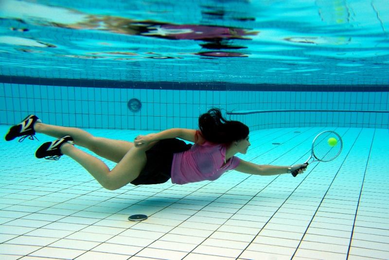 Male model photo shoot of xelab in pool, vienna