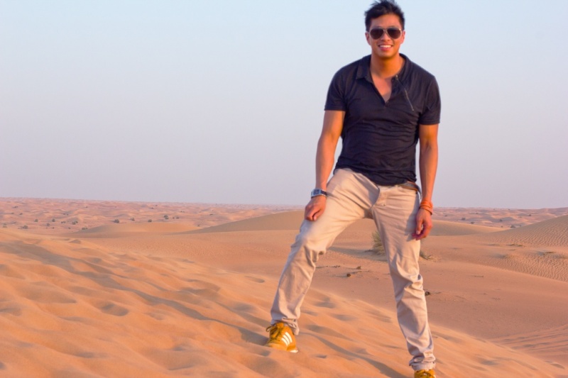 Male model photo shoot of Howie Real in Marghan Desert, Dubai, United Arab Emirates 2012