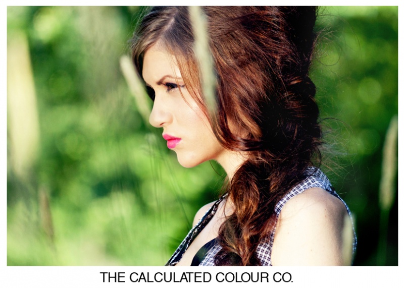 Female model photo shoot of calculated colour co. in London, Ontario