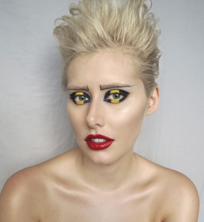 Female model photo shoot of RebeccaKrueger, makeup by Charlie Munroe