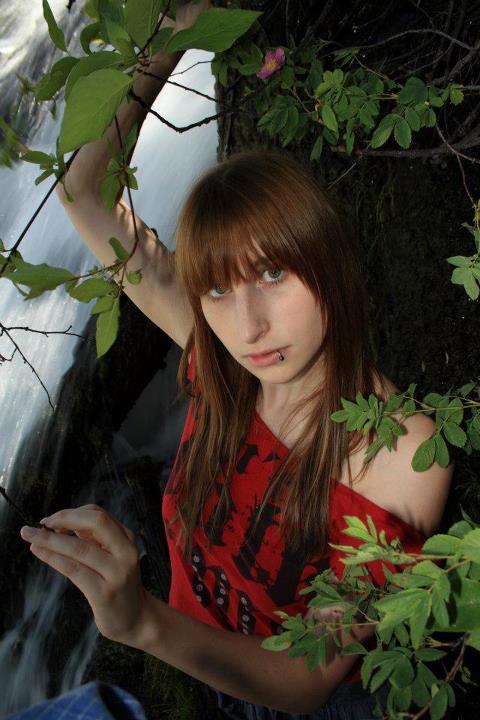 Female model photo shoot of Cyerra Dawn Myers in Dillion Falls