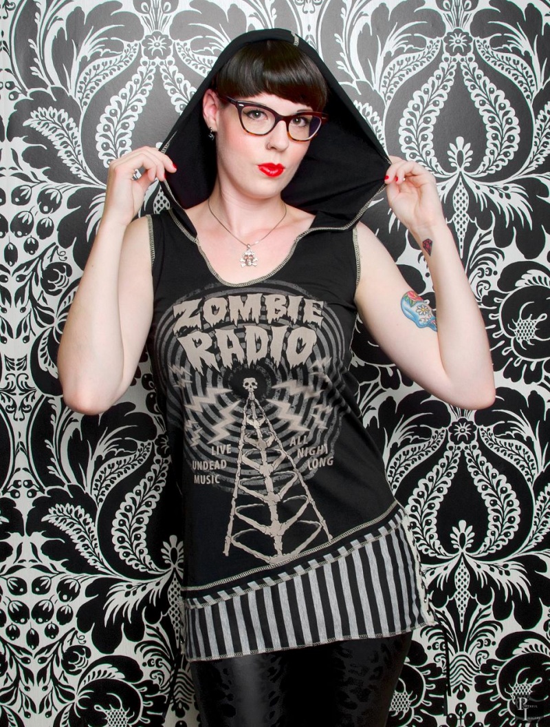 Female model photo shoot of Cat Cadaver by Chris Power Photography in Bad Bettie's Boutique (Kingston, ON)