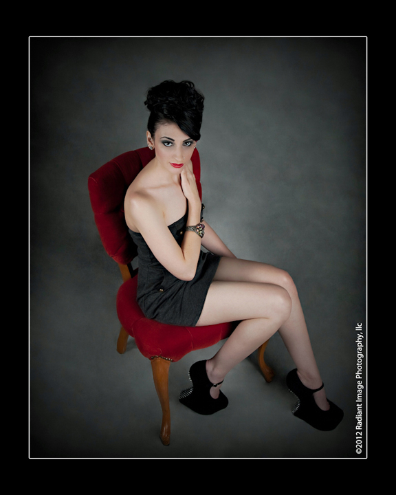 Female model photo shoot of Radiant Image Photo in Radiant Image Photography Studios