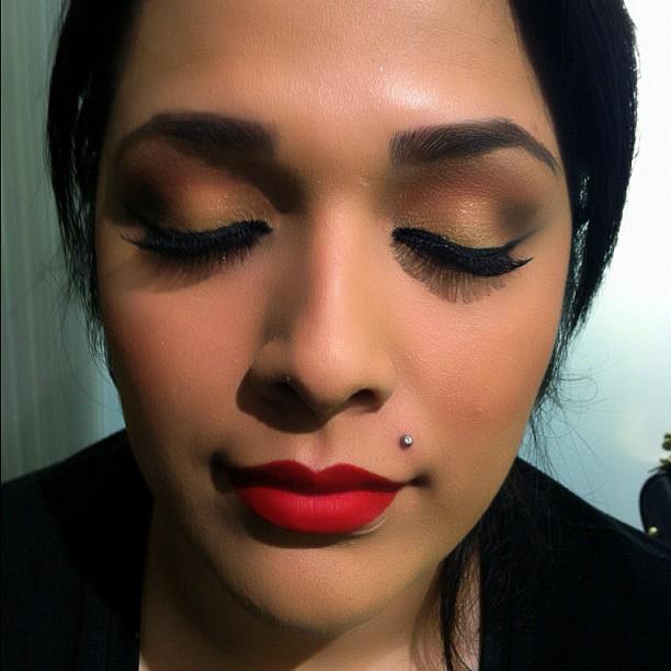 Female model photo shoot of Makeup by Mikela in MAC Cosmetics Plaza Bonita
