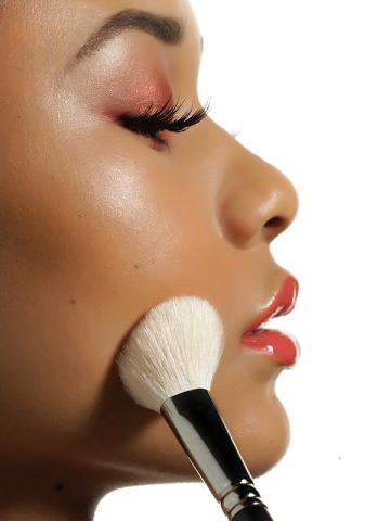 Female model photo shoot of LaToya R, makeup by Flawless Effects Inc