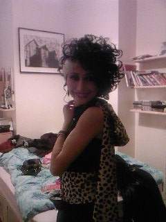 Female model photo shoot of Gunel hair and make up in My own Cruella hair