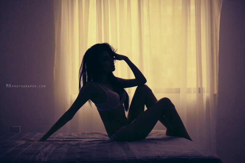Female model photo shoot of Gene Kay by MK TRAN