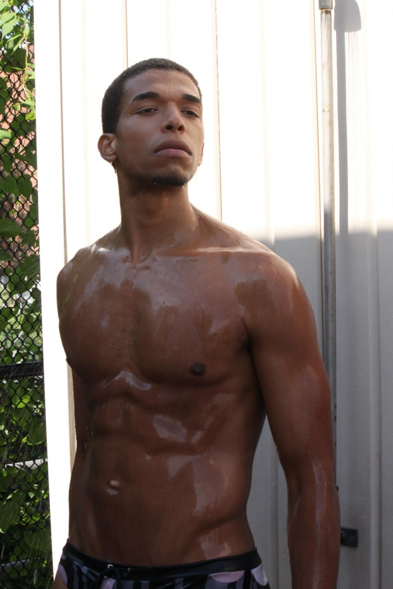 Male model photo shoot of Ivan Pierre White in Coney Island