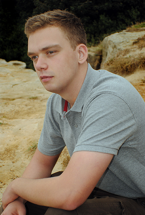 Male model photo shoot of paul ballard by Danielle Mende in hasting's