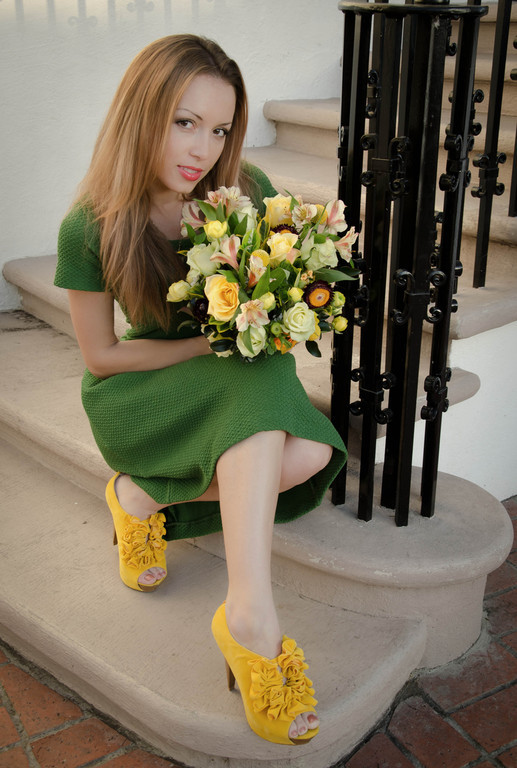 Female model photo shoot of Victoria Ukraine in La Jolla, CA