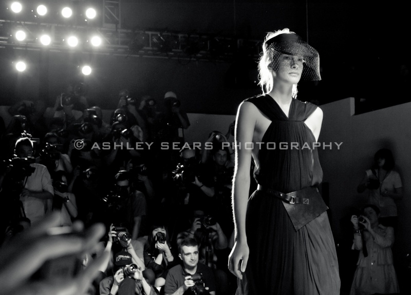 Female model photo shoot of Ashley Sears in NYFW Spring/Summer 2013 -