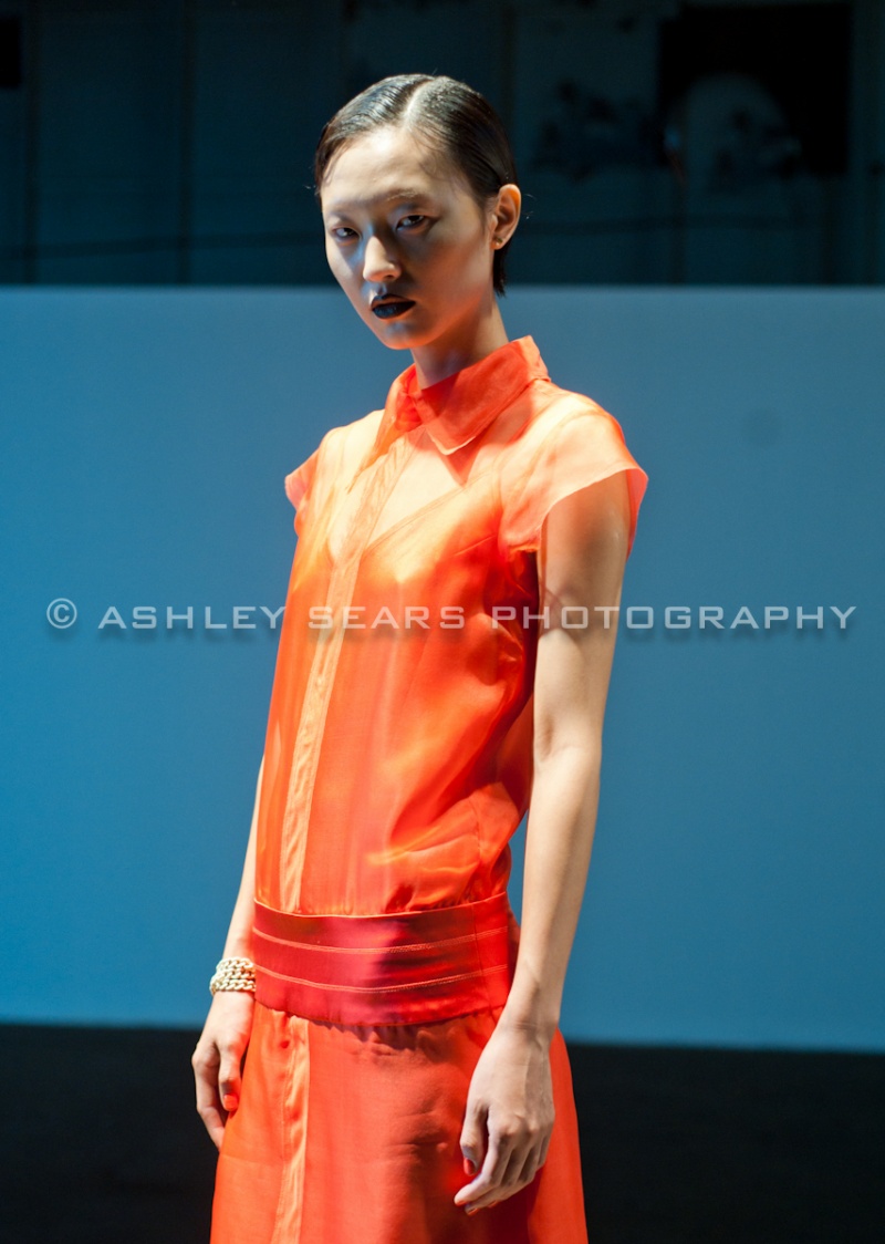 Female model photo shoot of Ashley Sears in NYFW Spring/Summer 2013