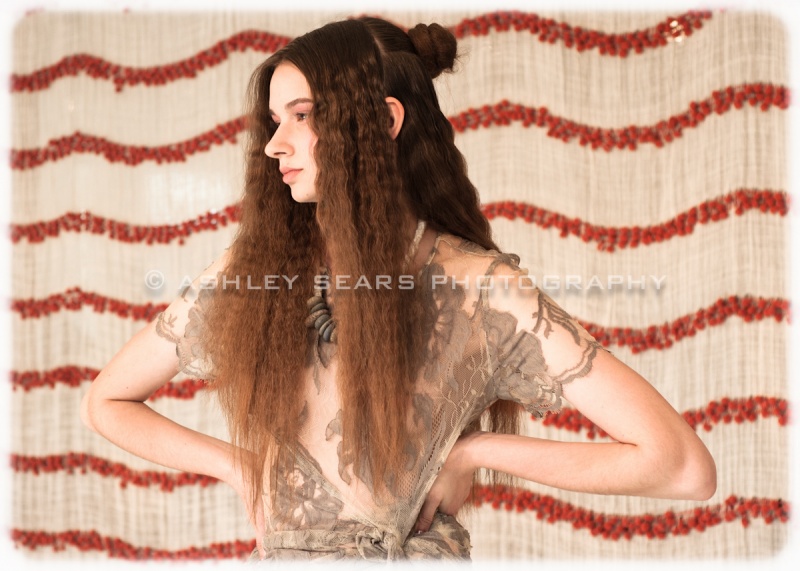 Female model photo shoot of Ashley Sears in NYFW Spring/Summer 2013