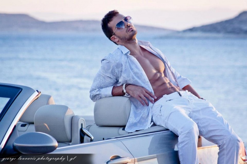 Male model photo shoot of George Louvaris  in Greece