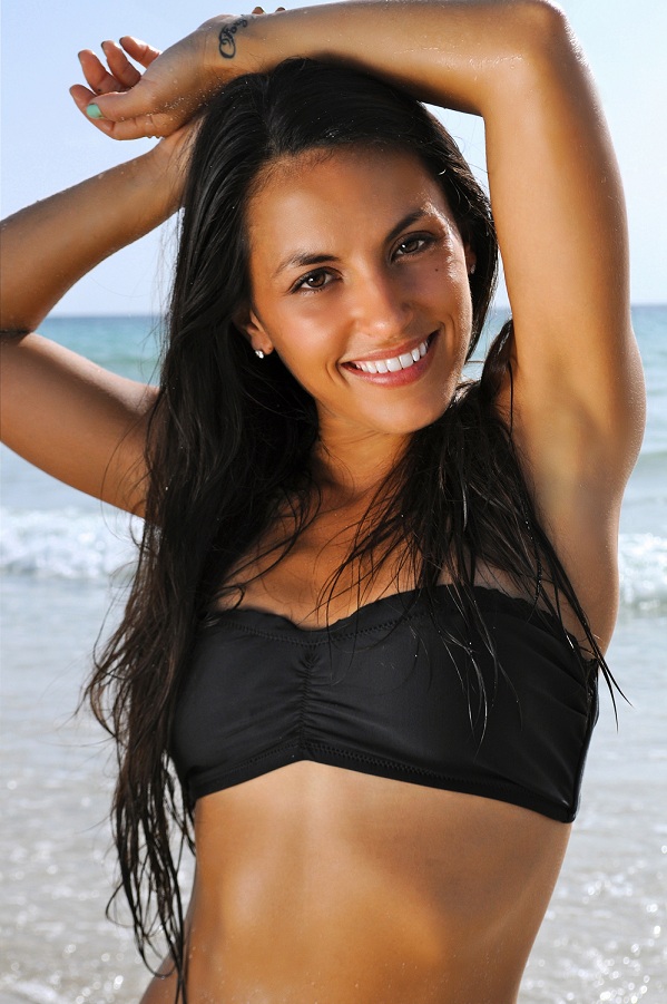 Female model photo shoot of Angela Santopinto in South Beach