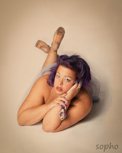 Female model photo shoot of Cruel Valentine by Syzygy Studios
