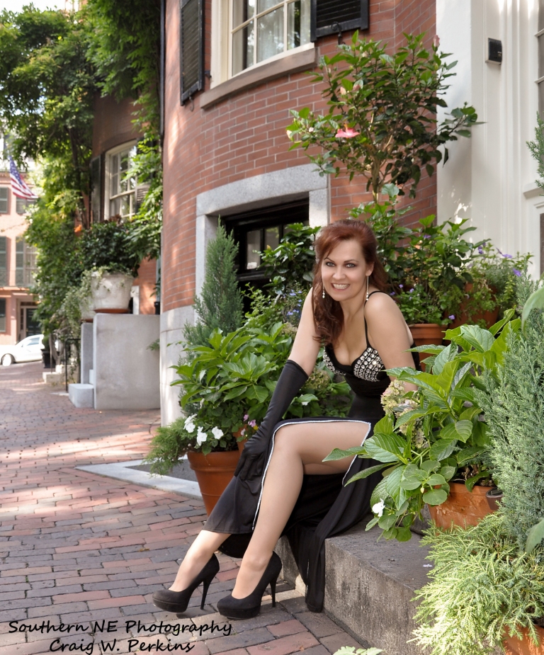 Male and Female model photo shoot of Southern NE Photography and Gitte in Beacon Hill, Boston, MA