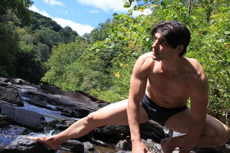 Male model photo shoot of Jacques Mitchell by Bill D at  GymImage in Tohickon Valley Park, PA
