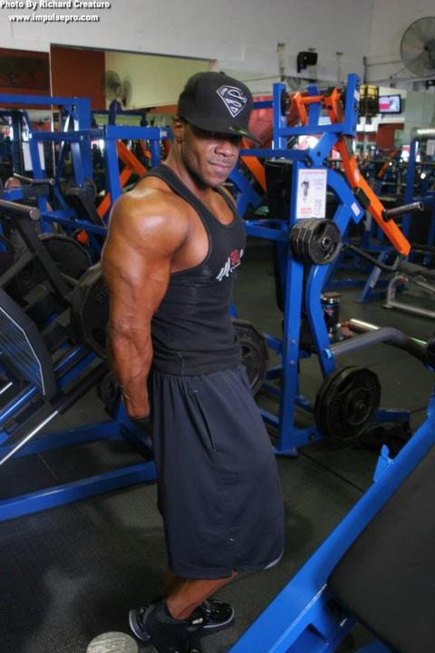 Male model photo shoot of Manny Kirby in Steel Gym,Ny,Ny