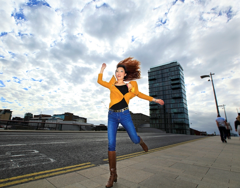 Female model photo shoot of Bing Wang in Dublin 4