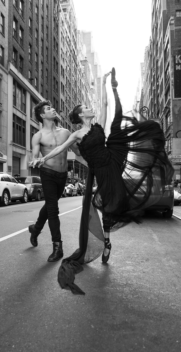 Male model photo shoot of Paul Tirado Photography and AlexanderFost in NYC - Female model is Carrie Lee Riggins, 10 year veteran of New York City Ballet at Lincoln Center and actress as seen in Black Swan, makeup by Maria Ortega Makeup