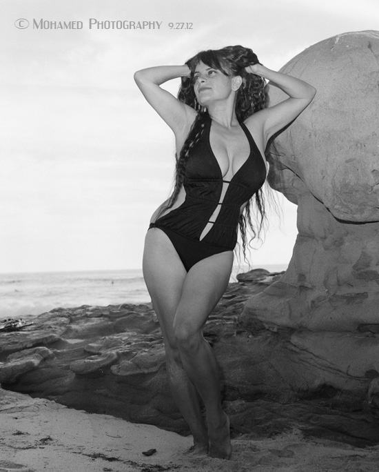 Female model photo shoot of miss h of california in Windansea Beach, California
