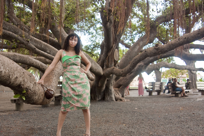 Female model photo shoot of Ivy Frozen Productions in Lahaina, Maui, Hawaii