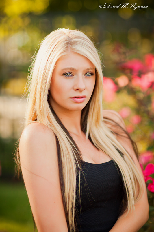 Female model photo shoot of Lynn Lucca in San Jose Rose Garden