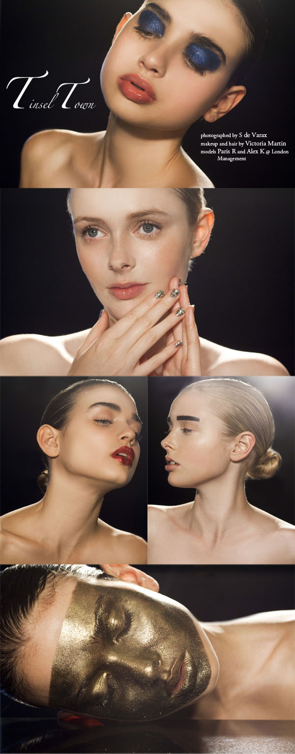 Female model photo shoot of S de Varax in Melbourne, makeup by Victoria Martin MUA