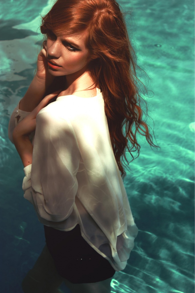 Female model photo shoot of BiancaJeisellePhotos in My pool