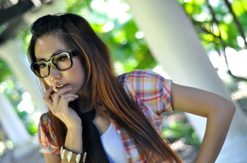 Female model photo shoot of natlely in Taman Bukit Jalil