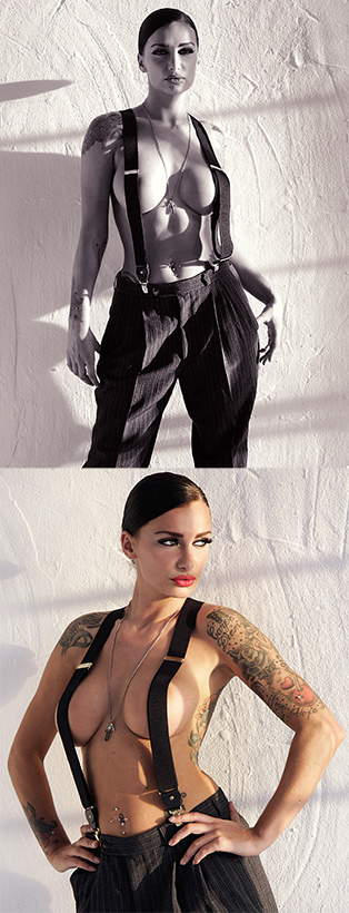 Male and Female model photo shoot of Kenl80m and Moness in London, Shoreditch