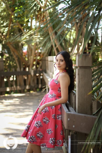 Female model photo shoot of Megan Hair and makeup in balboa park, san diego