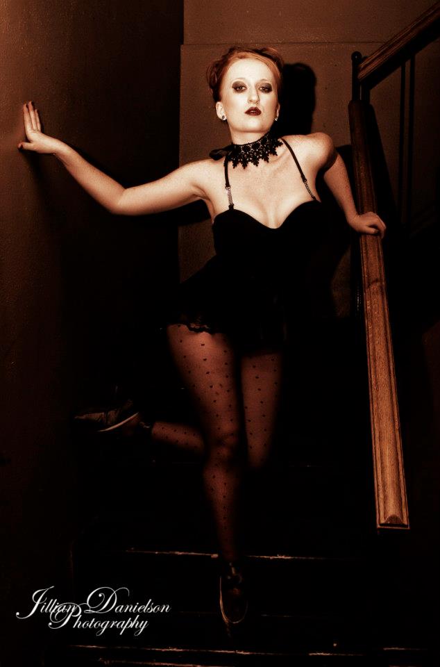 Female model photo shoot of Melissa Misfortune in Hotel Monte Vista, Flagstaff Arizona