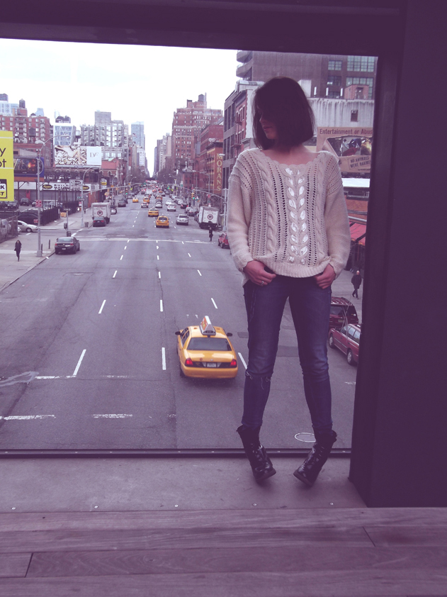 Female model photo shoot of Lauren Cronk in High Line New York